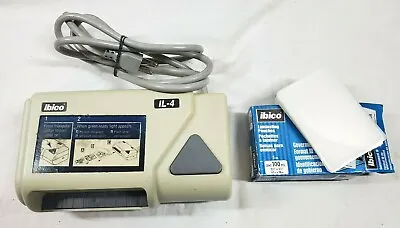 $20 • Buy Used Ibico IL-4 Beige Home Office Laminator & 24 New Laminating Pouches Badge ID