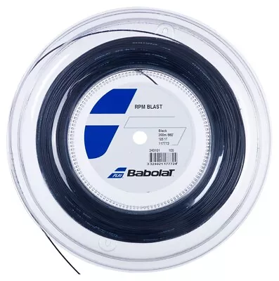 Babolat RPM BLAST 17G 1.25mm (black) 660ft 200m Reel Tennis String • $164