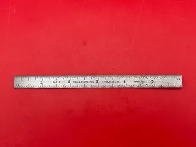 Starrett 310-6 6  Flexible Steel Rule  IN STOCK - Has Pitting • $5