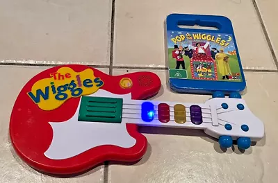 The Wiggles Sing-along Electronic Toy Guitar & Pop Go The Wiggles DVD Brand New • $38