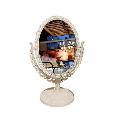 European Mirror Rotatable Exquisite Tabletop Vanity Makeup Mirror Desk Type • $15.27