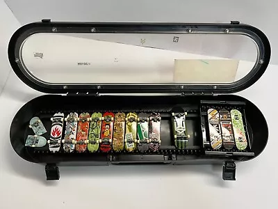 Tech Deck Case And BOARDS Lot Of 13 + Case • $40