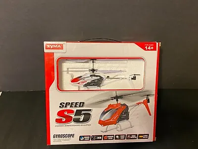 Syma Speed S5 Remote Control Helicopter Gyroscope 3 Channel Ages 14+ Used • $13
