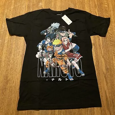 Naruto Graphic Casual T-Shirt Men's Black NEW With Tags Size Medium • $12.99