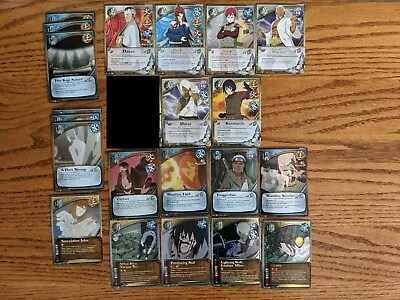 Naruto TCG CCG 21 Foil Kage Summit Theme Card Lot Near Mint English • $130