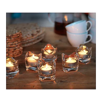 New ONE IKEA Clear Glass Candle Holder -- Votive Candle Or Tealight  • $3.99