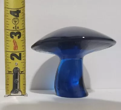 Viking Glass Mushroom Blue Bluenique 3  T • $349.99