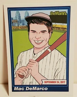 MAC DeMARCO 2017 TOUR MANN MUSIC CENTER PHILADELPHIA CONCERT TRADING CARD • $4.49