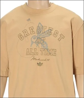 $45 • Buy Men's Adidas Originals Muhammad Ali  Greatest Of All Time  GOAT II T-Shirt New