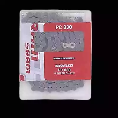 SRAM PC-830 BICYCLE BIKE 1/2X3/32 CHAIN 7/8 Speed New Manufacturer Sealed • $14.38