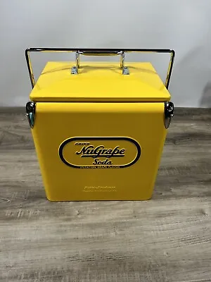 Vintage Metal NuGrape Soda Cooler By Retro-Products USA • $631.86