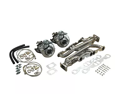 SBC FOR Chevy TWIN TURBO KIT 950HP 262-400 350 305 5.0 5.7 HOT PARTS 5.0L 5.7L • $845