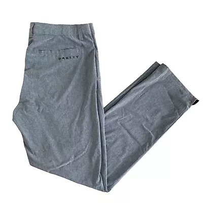 Oakley Take Pro Golf Pants Men's Size 36x34 Stretch Lightweight Heathered Gray • $19.51