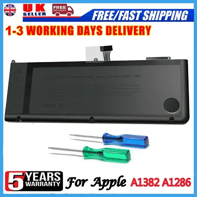 £40.90 • Buy OEM Battery A1382 For Apple MacBook Pro Unibody 15 Inch A1286 I7 Early 2011 2012