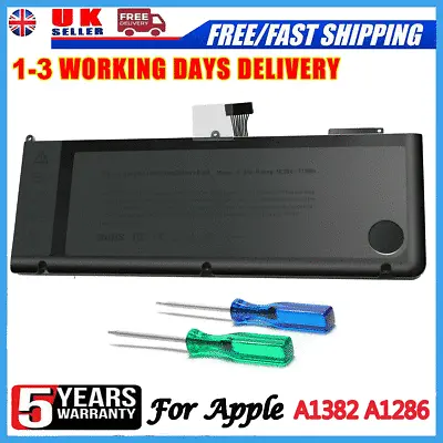 OEM Battery A1382 For Apple MacBook Pro Unibody 15 Inch A1286 I7 Early 2011 2012 • £26.90