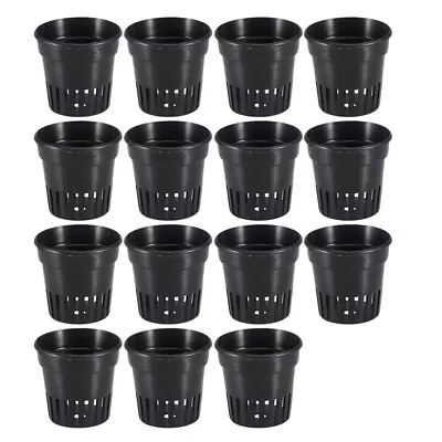  15 Pcs Net Cups Garden Pots Grow Baskets Supplies Flowers Plastic Basin • $12.75