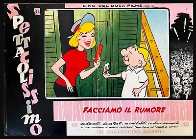 MARILYN MONROE & MISTER MAGOO - Original  1960  Italian Cartoon Poster - Rare • $149.95