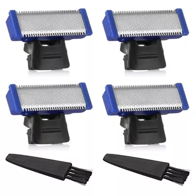 4 Pack Replacement Heads For Rechargeable Shaver Solo Trimmer Micro And Touch... • $19.63