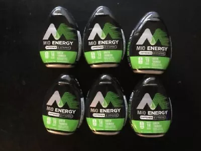 (6) Bottles Mio ENERGY GREEN THUNDER Liquid Water Enhancer 1.62 FL OZ • $20.99
