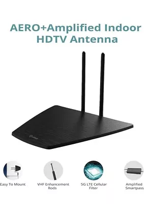 Antop Amplified HD  Digital TV Antenna 65 Miles Range Indoor Tv Antenna 4K 1080 • $19