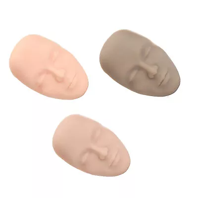 3D Makeup Practice Face Board Reusable Silicone Cosmetic Mannequin ABE • $23.29