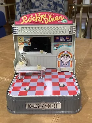 Disney Donalds Rock'n Diner Sound Activated 50s Mickey Minnie Mouse Toy For Part • £9.72