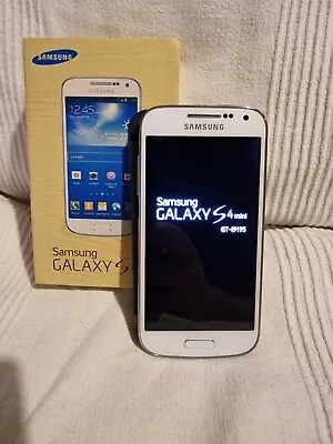 £34.99 • Buy Samsung Galaxy S4 Mini GT-I9195 - 8GB - White Frost (O2) Smartphone
