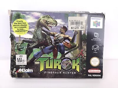 Turok Dinosaur Hunter (Nintendo 64 | N64) Authentic BOX ONLY - No Game • $64