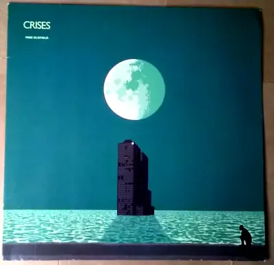 MIKE OLDFIELD Crises Vinyl  1983 EX/EX Stereo LP Record Album Jon Anderson V2262 • £8.99