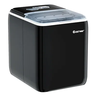 Portable Countertop Ice Maker Machine 44Lbs/24H Self-Clean With Scoop Black • $139.99