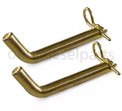 4” Inch Bent Hitch Pin For 2.5”/3  Inch Trailer Receivers CLASS 5 Heavy-Duty 2pk • $10.65