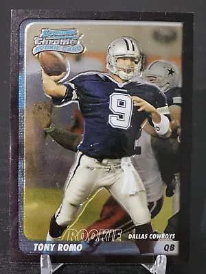 $49.99 • Buy 2003 Bowman Chrome Tony Romo RC Rookie #144 - DALLAS COWBOYS