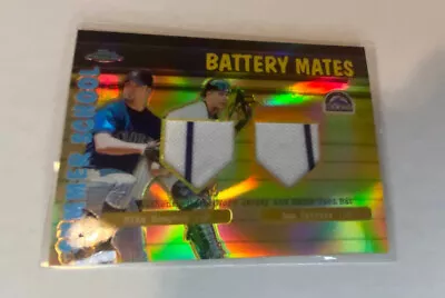 Mike Hampton 2002 Topps Chrome Battery Mates Refractor Relic Game Worn Jersey • $3.99