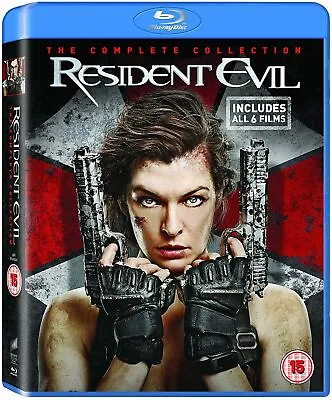 Resident Evil The Complete Collection Blu-ray : 1 2 3 4 5 6 1-6 New Region B • $69.95