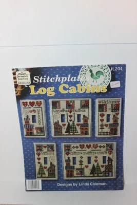 $5.99 • Buy Jeremiah Junctions Designs Cross Stitch Pattern - Stitchplates Log Cabins