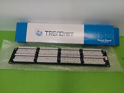 Trendnet TC-P48C5E 48-Port Cat5E Rj45 Utp 19 Inch Rackmount Patch Panel • $19.99
