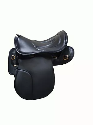 Trooper Light Weight Leather Made Military Horse Saddle On Wood Tree • $352