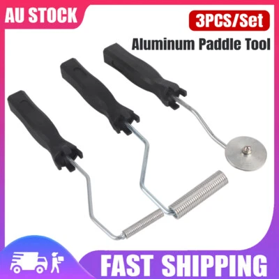 $18.88 • Buy 3pcs Fiberglass Roller Tools Kit Bubble Paddle Tool Resin Laminating Roller Set