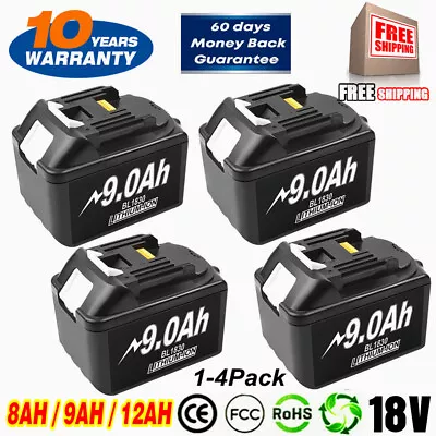 18V Battery For Makita BL1860 18Volt Lithium-ion LXT BL1850 BL1830 BL1860B LED • £19.89