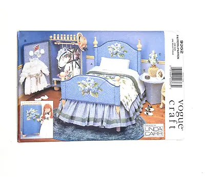 Vogue 9352 Doll Furniture Bedroom Suite Bed Lamp Table Linda Carr UNCUT FF • $14.99