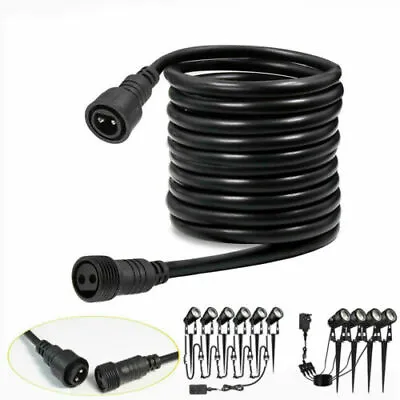 5M Extension Cable Line For LED Garden Spotlight 12V Landscape Spike Lights BEST • £8.99