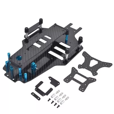 Carbon Chassis Frame Kit For Tamiya Top Force EVO. 4WD Buggy Car • $89.90