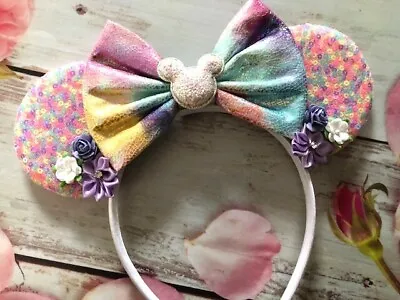 Springtime Pastel Minnie Mouse Ears Headband- Disneyland- Disney World • $15