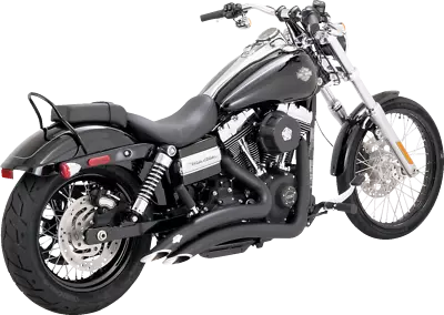 Vance & Hines Big Radius Black Exhaust Fits 2006-2017 Harley Dyna FXDB FXDL FXDC • $1149.99