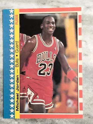 1987 Fleer Michael Jordan Sticker #2 🔥🔥🔥 • $17.50