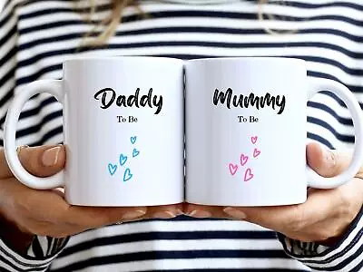 Mummy And Daddy To Be Mug Gift Baby Shower Fathers Day Mothers Day • £12.99