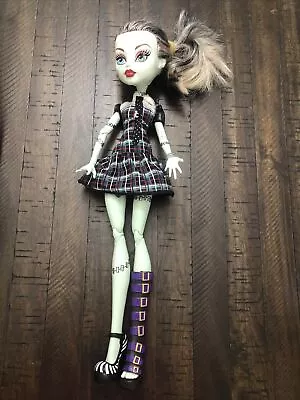 17  Monster High Frankie Stein Frightfully Tall Ghoul Doll Preowned • $22