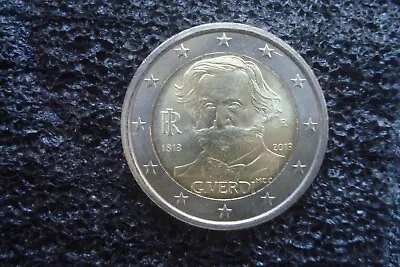 ITALY - 2 € Commemorative Euro Coin 2013 - Giuseppe Verdi 200 UNC • $4.90