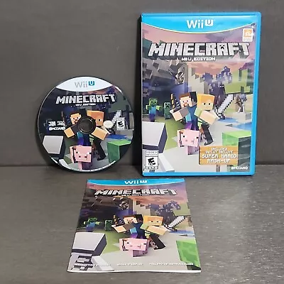 Minecraft Wii U Edition CIB Free Shipping Same Day • $24.88