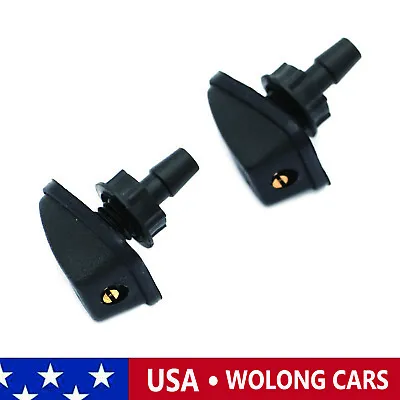 2X Front Windshield Wiper Spray Washer Nozzle Fit For Volvo S40 S70 S80 C70 XC90 • $8.67